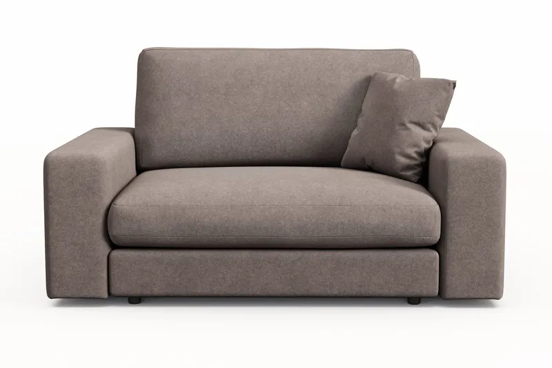 Arken Lyx Stor Djup Fåtölj i Tyg, Brun