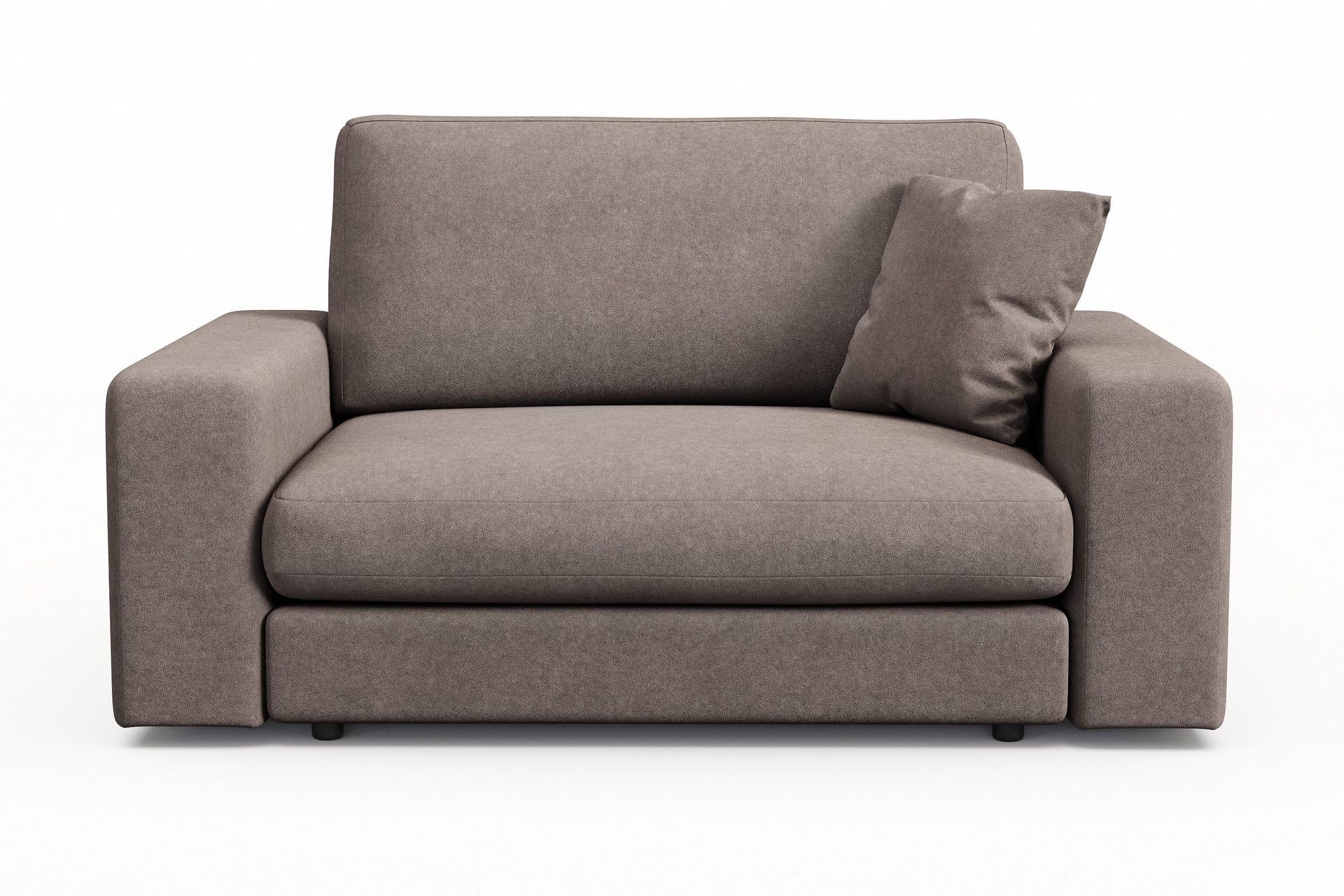 Arken Lyx Stor Djup F&aring;t&ouml;lj i Tyg - Brun