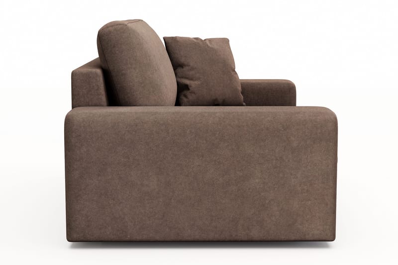 Arken Lyx Stor Djup Fåtölj i Tyg - Brun - Möbler - Vardagsrum - Fåtöljer