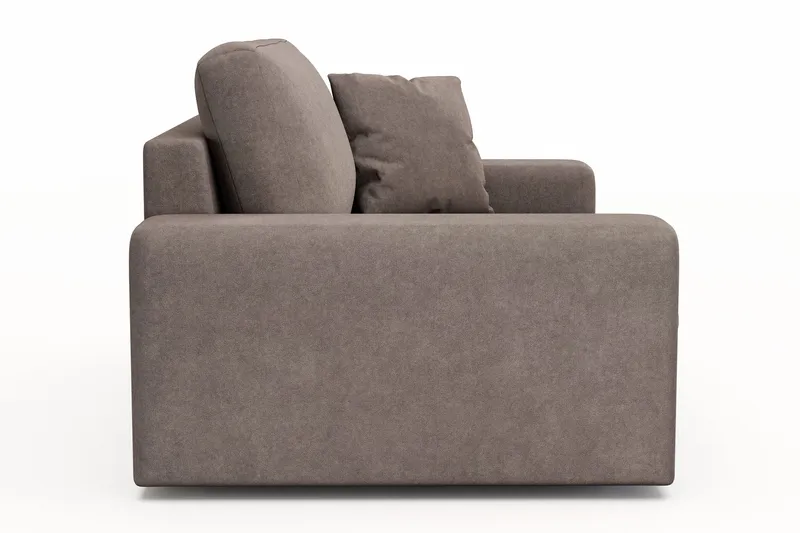 Arken Lyx Stor Djup Fåtölj i Tyg - Brun - Möbler - Vardagsrum - Fåtöljer