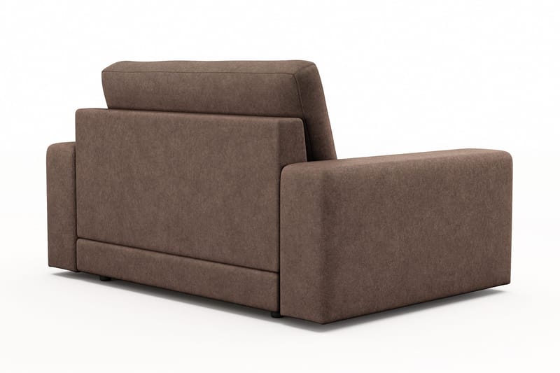 Arken Lyx Stor Djup Fåtölj i Tyg - Brun - Möbler - Vardagsrum - Fåtöljer