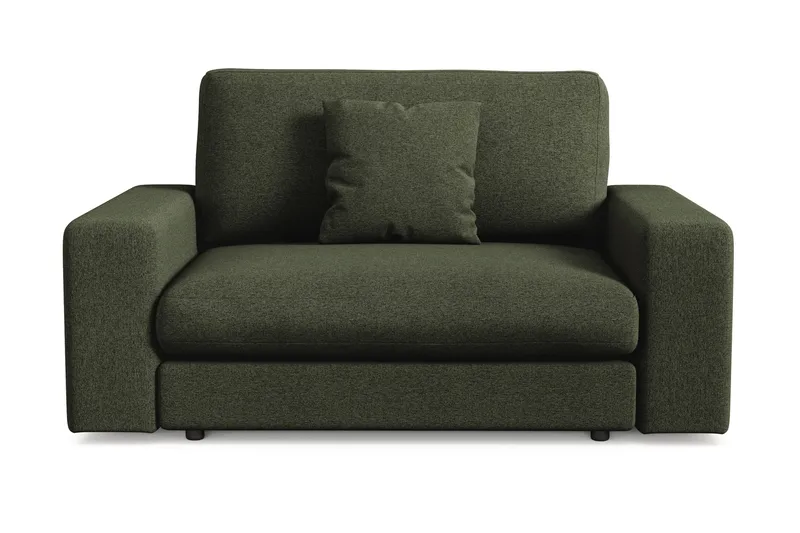 Arken Lyx Stor Djup Fåtölj i Tyg, Grön