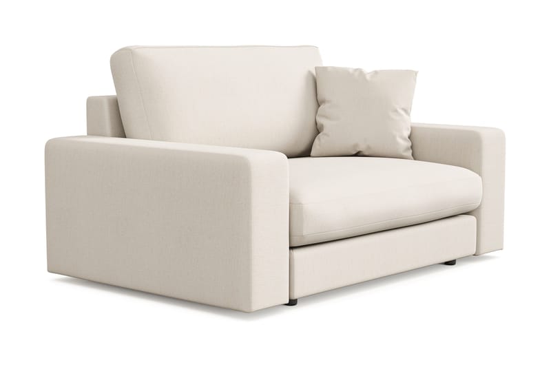 Arken Lyx Stor Djup Fåtölj i Tyg - Ljusbeige - Möbler - Vardagsrum - Fåtöljer