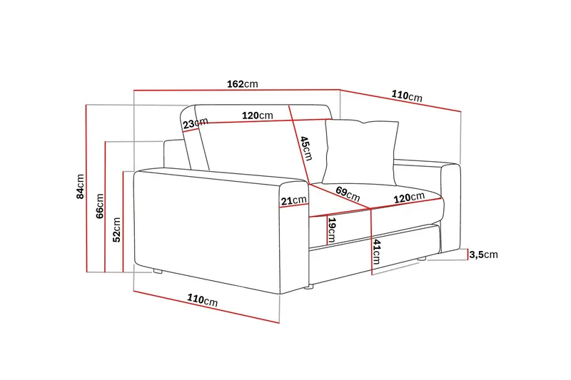 Arken Lyx Stor Djup Sammetsfåtölj - Svart - Möbler - Vardagsrum - Fåtöljer