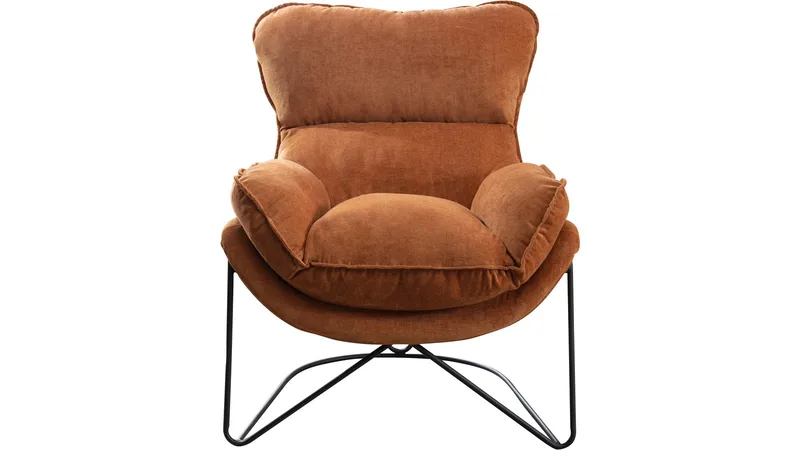 Artemis Fåtölj i tyg - Ockra - Möbler - Vardagsrum - Fåtöljer