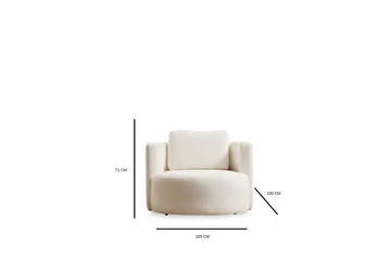 Azoula Fåtölj - Beige - Möbler - Vardagsrum - Fåtöljer