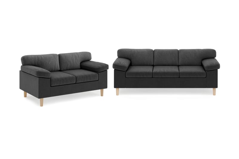 Askerod Soffgrupp 3-sits Soffa + 2-sits Soffa - Grå - Möbler - Vardagsrum - Soffgrupper