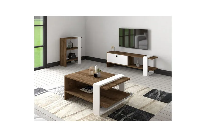 Astren Möbelset För Vardagsrum - Brun - Möbler - Vardagsrum - Möbelset för vardagsrum