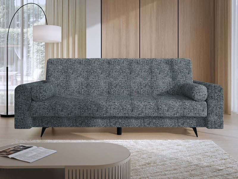 Aurvin 3-sits Bäddsoffa - grå - Möbler - Vardagsrum - Bäddsoffor