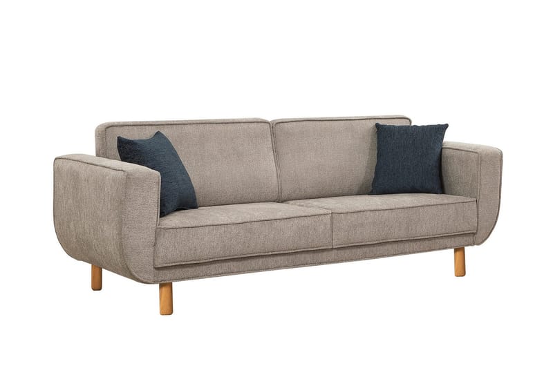 Austen 3-sits Bäddsoffa - Grå - Möbler - Vardagsrum - Bäddsoffor