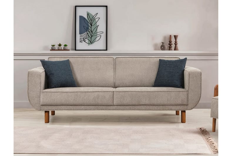 Austen 3-sits Bäddsoffa - Grå - Möbler - Vardagsrum - Bäddsoffor
