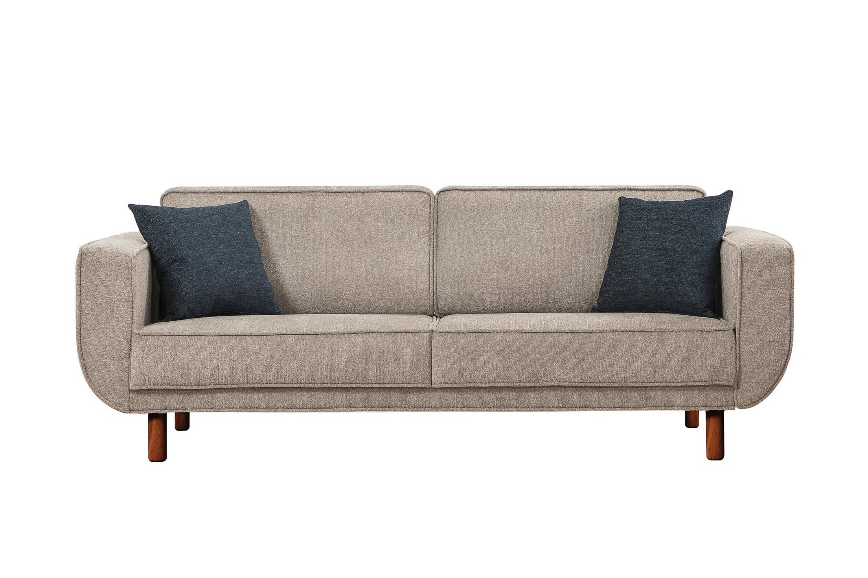 austen 3-sits bäddsoffa grå -