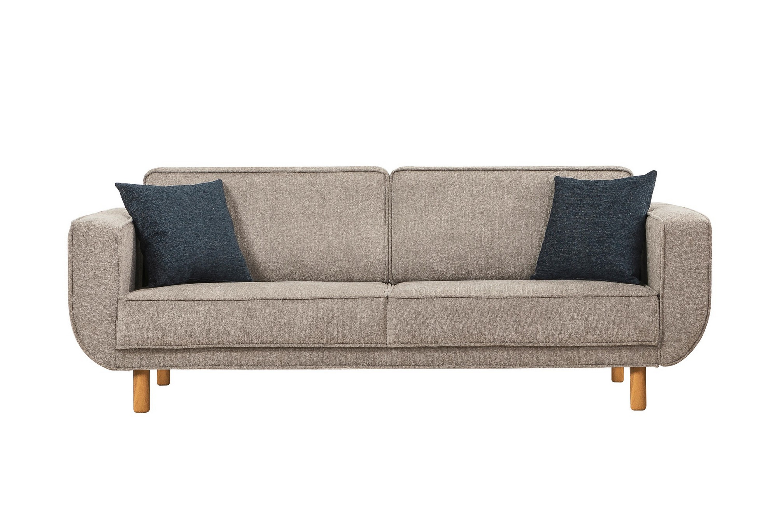 austen 3-sits bäddsoffa grå -