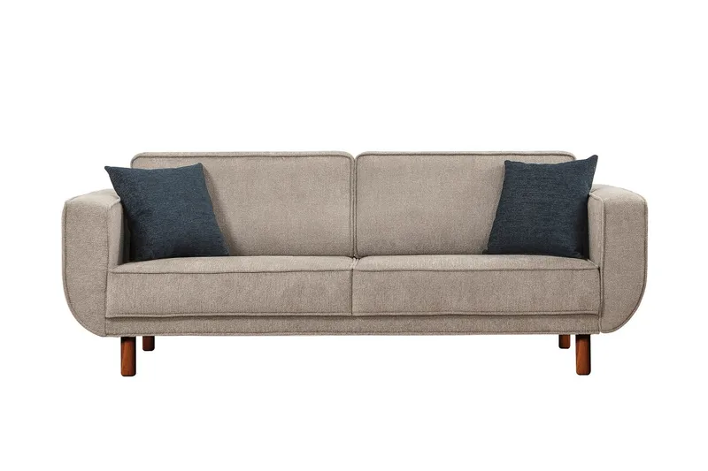 Austen 3-sits Bäddsoffa, Grå