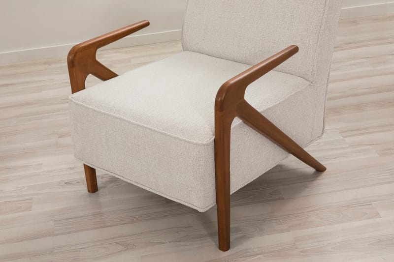 Austen Fåtölj - Creme - Möbler - Vardagsrum - Fåtöljer