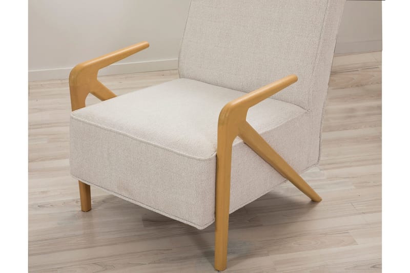 Austen Fåtölj - Creme - Möbler - Vardagsrum - Fåtöljer