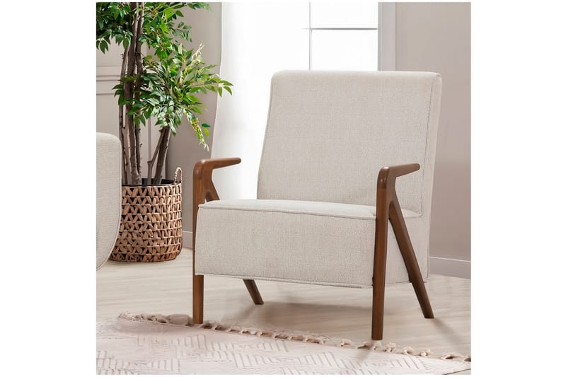 Austen Fåtölj - Creme - Möbler - Vardagsrum - Fåtöljer
