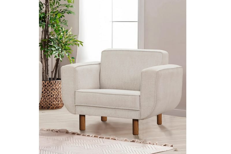 Austen Fåtölj - Creme - Möbler - Vardagsrum - Fåtöljer