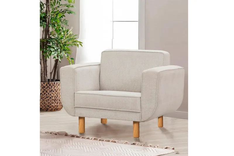 Austen Fåtölj - Creme - Möbler - Vardagsrum - Fåtöljer