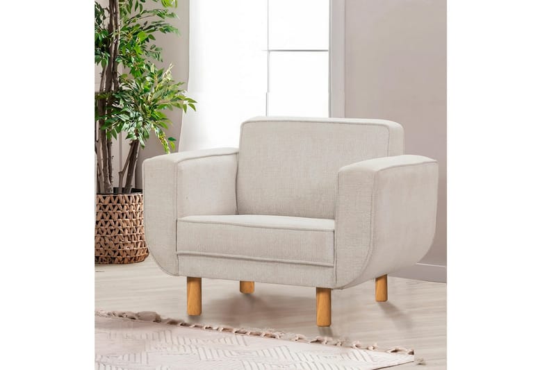 Austen Fåtölj - Creme - Möbler - Vardagsrum - Fåtöljer