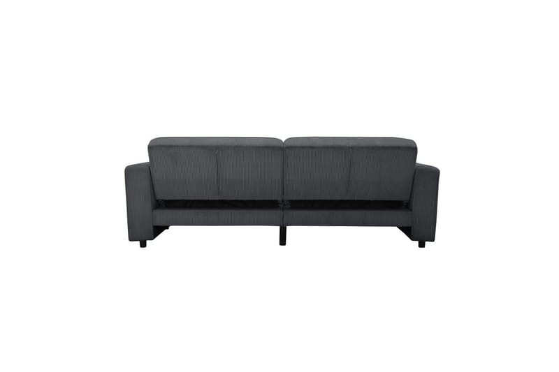 Bäddsoffa Allie Antracit, Cordoroy, 81x225x91 cm - Antracit, Cordoroy, 81x225x91 cm - Möbler - Vardagsrum - Bäddsoffor