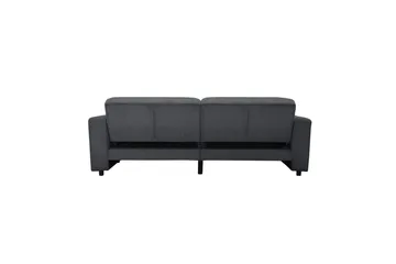 Bäddsoffa Allie Antracit, Cordoroy, 81x225x91 cm - Antracit, Cordoroy, 81x225x91 cm - Möbler - Vardagsrum - Bäddsoffor