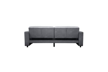 Bäddsoffa Allie Antracit, Sammet, 81x225x91 cm - Antracit, Sammet, 81x225x91 cm - Möbler - Vardagsrum - Bäddsoffor
