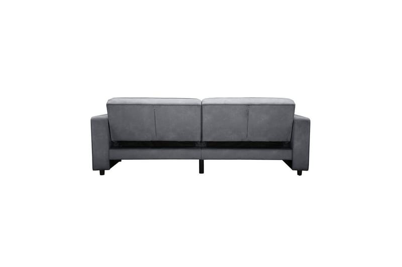 Bäddsoffa Allie Antracit, Sammet, 81x225x91 cm - Antracit, Sammet, 81x225x91 cm - Möbler - Vardagsrum - Bäddsoffor