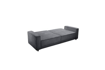 Bäddsoffa Allie Antracit, Sammet, 81x225x91 cm - Antracit, Sammet, 81x225x91 cm - Möbler - Vardagsrum - Bäddsoffor