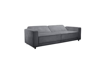 Bäddsoffa Allie Antracit, Sammet, 81x225x91 cm - Antracit, Sammet, 81x225x91 cm - Möbler - Vardagsrum - Bäddsoffor