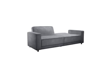 Bäddsoffa Allie Antracit, Sammet, 81x225x91 cm - Antracit, Sammet, 81x225x91 cm - Möbler - Vardagsrum - Bäddsoffor