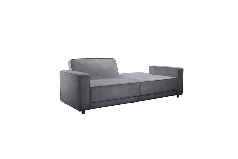 Bäddsoffa Allie Antracit, Sammet, 81x225x91 cm - Antracit, Sammet, 81x225x91 cm - Möbler - Vardagsrum - Bäddsoffor