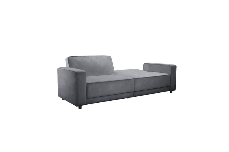Bäddsoffa Allie Antracit, Sammet, 81x225x91 cm - Antracit, Sammet, 81x225x91 cm - Möbler - Vardagsrum - Bäddsoffor