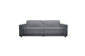 Bäddsoffa Allie Antracit, Sammet, 81x225x91 cm - Antracit, Sammet, 81x225x91 cm - Möbler - Vardagsrum - Bäddsoffor