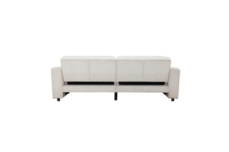 Bäddsoffa Allie Kräm, Cordoroy, 81x225x91 cm - Kräm, Cordoroy, 81x225x91 cm - Möbler - Vardagsrum - Bäddsoffor