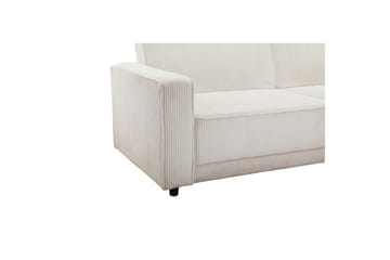 Bäddsoffa Allie Kräm, Cordoroy, 81x225x91 cm - Kräm, Cordoroy, 81x225x91 cm - Möbler - Vardagsrum - Bäddsoffor
