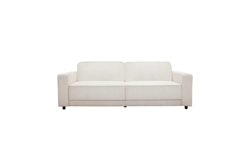 Bäddsoffa Allie Kräm, Cordoroy, 81x225x91 cm - Kräm, Cordoroy, 81x225x91 cm - Möbler - Vardagsrum - Bäddsoffor