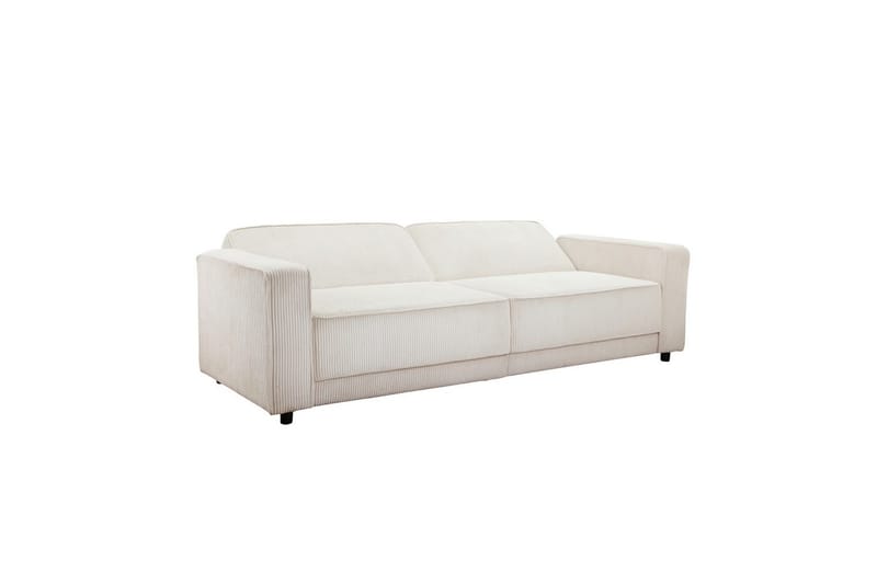 Bäddsoffa Allie Kräm, Cordoroy, 81x225x91 cm - Kräm, Cordoroy, 81x225x91 cm - Möbler - Vardagsrum - Bäddsoffor