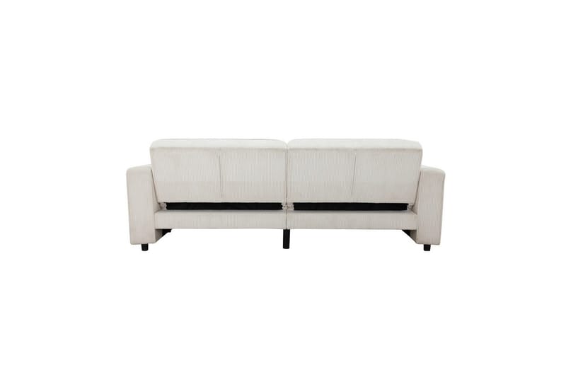 Bäddsoffa Allie Kräm, Cordoroy, 81x225x91 cm - Kräm, Cordoroy, 81x225x91 cm - Möbler - Vardagsrum - Bäddsoffor