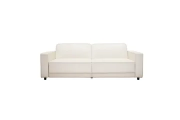 Bäddsoffa Allie Kräm, Sammet, 81x225x91 cm - Kräm, Sammet, 81x225x91 cm - Möbler - Vardagsrum - Bäddsoffor