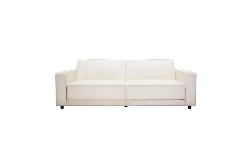 Bäddsoffa Allie Kräm, Sammet, 81x225x91 cm - Kräm, Sammet, 81x225x91 cm - Möbler - Vardagsrum - Bäddsoffor