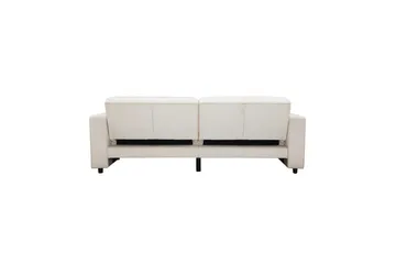 Bäddsoffa Allie Kräm, Sammet, 81x225x91 cm - Kräm, Sammet, 81x225x91 cm - Möbler - Vardagsrum - Bäddsoffor