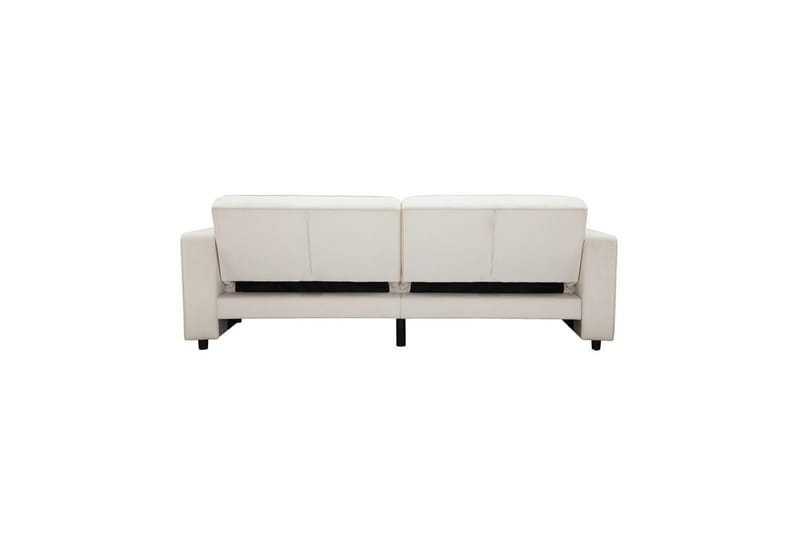 Bäddsoffa Allie Kräm, Sammet, 81x225x91 cm - Kräm, Sammet, 81x225x91 cm - Möbler - Vardagsrum - Bäddsoffor