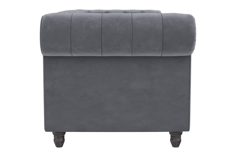 Bäddsoffa Felix 236x87x83 cm, Antracit, Sammet - 236x87x83 cm, Antracit, Sammet - Möbler - Vardagsrum - Bäddsoffor