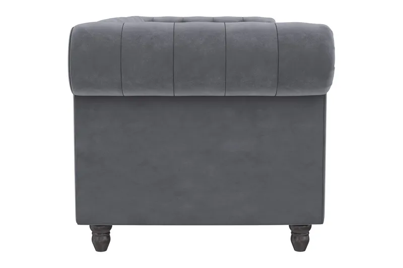 Bäddsoffa Felix 236x87x83 cm, Antracit, Sammet - 236x87x83 cm, Antracit, Sammet - Möbler - Vardagsrum - Bäddsoffor