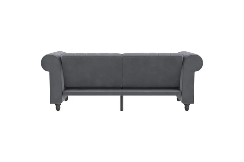 Bäddsoffa Felix 236x87x83 cm, Antracit, Sammet - 236x87x83 cm, Antracit, Sammet - Möbler - Vardagsrum - Bäddsoffor