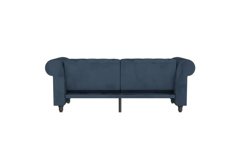 Bäddsoffa Felix 236x87x83 cm, Blå, Sammet - 236x87x83 cm, Blå, Sammet - Möbler - Vardagsrum - Bäddsoffor