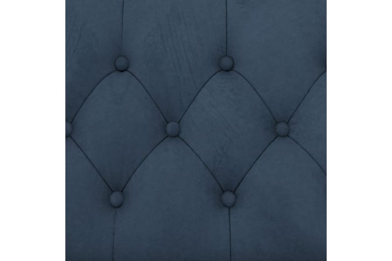 Bäddsoffa Felix 236x87x83 cm, Blå, Sammet - 236x87x83 cm, Blå, Sammet - Möbler - Vardagsrum - Bäddsoffor