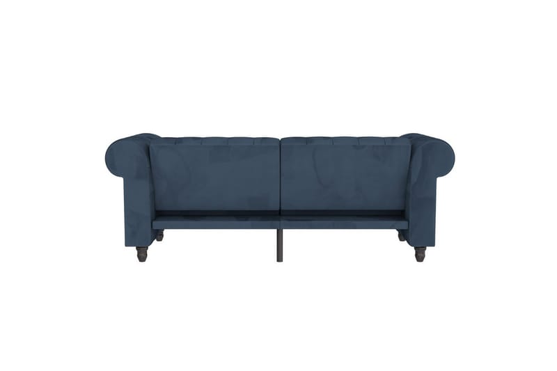 Bäddsoffa Felix 236x87x83 cm, Blå, Sammet - 236x87x83 cm, Blå, Sammet - Möbler - Vardagsrum - Bäddsoffor