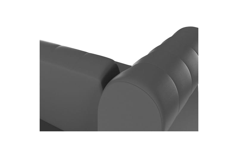 Bäddsoffa Felix 236x87x83 cm, Grå, PU/trä/metall - 236x87x83 cm, Grå, PU/trä/metall - Möbler - Vardagsrum - Bäddsoffor